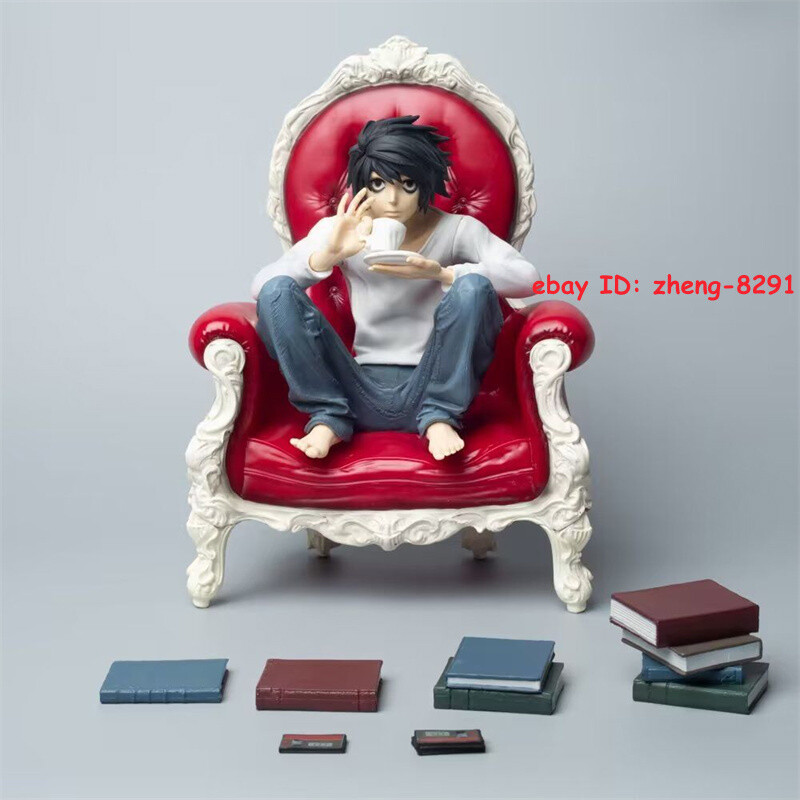 Anime DEATH NOTE L·Lawliet Action Figures PVC Sitting Posture