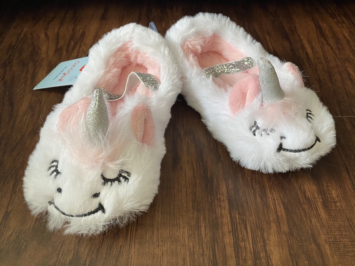 Unicorn fur hotsell slippers
