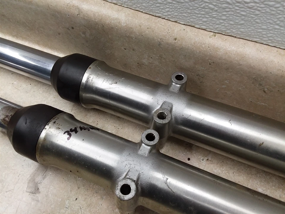 Suzuki TM TM400 TM250 OEM Front Forks Pair 1970s PA RP- - Image 4 of 4