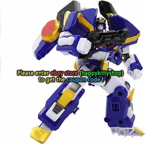 MINIFORCE Super Cops Power Police Ranger TRANS HEAD Transformer Robot Figure Toy - Picture 14 of 74