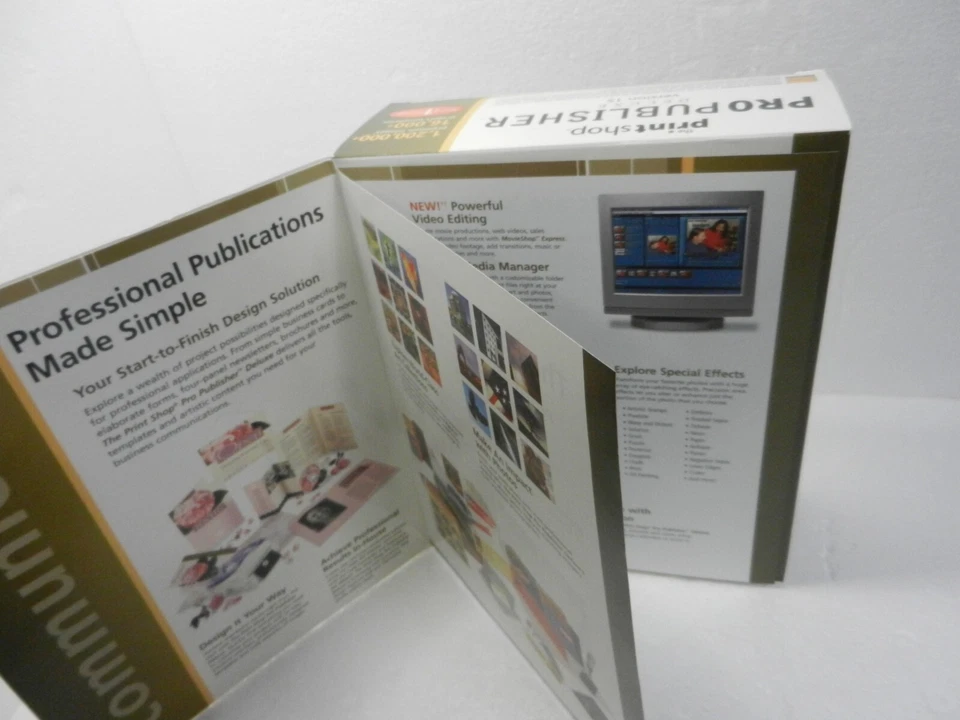 The Print Shop - PRO PUBLISHER - Versión Deluxe - Broderbund Foto 2 de 4