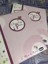 Set Album Portafoto Chic E 1 Cornice Linea Alexia Baby Rosa argento..