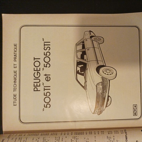 Revue technique Peugeot 505 2.0 TI STI 505TI 505STI rta peugeot 505 1995 cm3 ti - Imagen 3 de 11