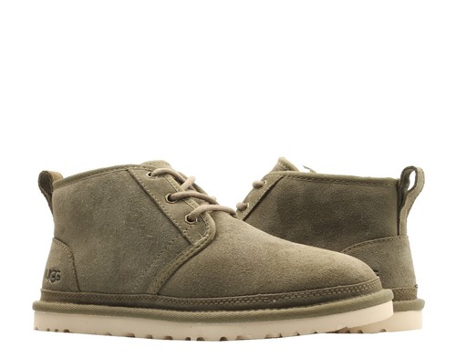 UGG Mens Caulder Dark Grey Mixed Media Waterproof Boots 7 M  display picture 2