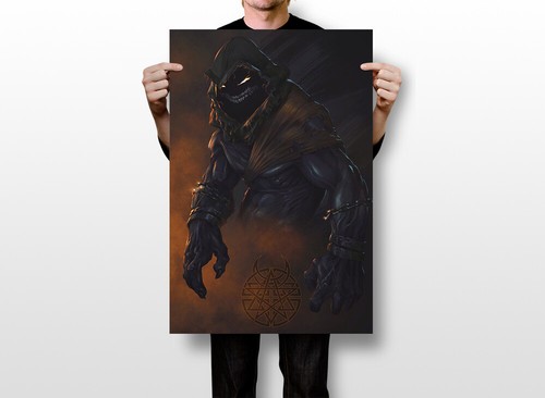 Affiche murale art mascotte de gars groupe métal lourd perturbé chambre intérieure - AFFICHE 20x30 - Photo 2 sur 4