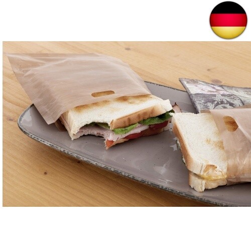 Sunmondo 6x Toastbag - Die Backpapier Tasche für den Toaster - Spüler geeignet, - Bild 5 von 7