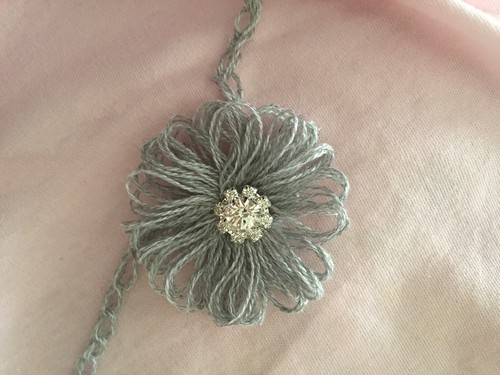 NUEVO Diadema con flores de algodón de cachemir para bebé niño niña recién nacido foto utilería - Imagen 9 de 10