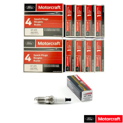 New Set of 8 Motorcraft Spark Plug AGSF22FM1/ SP-405 for Ford Lincoln Mercury