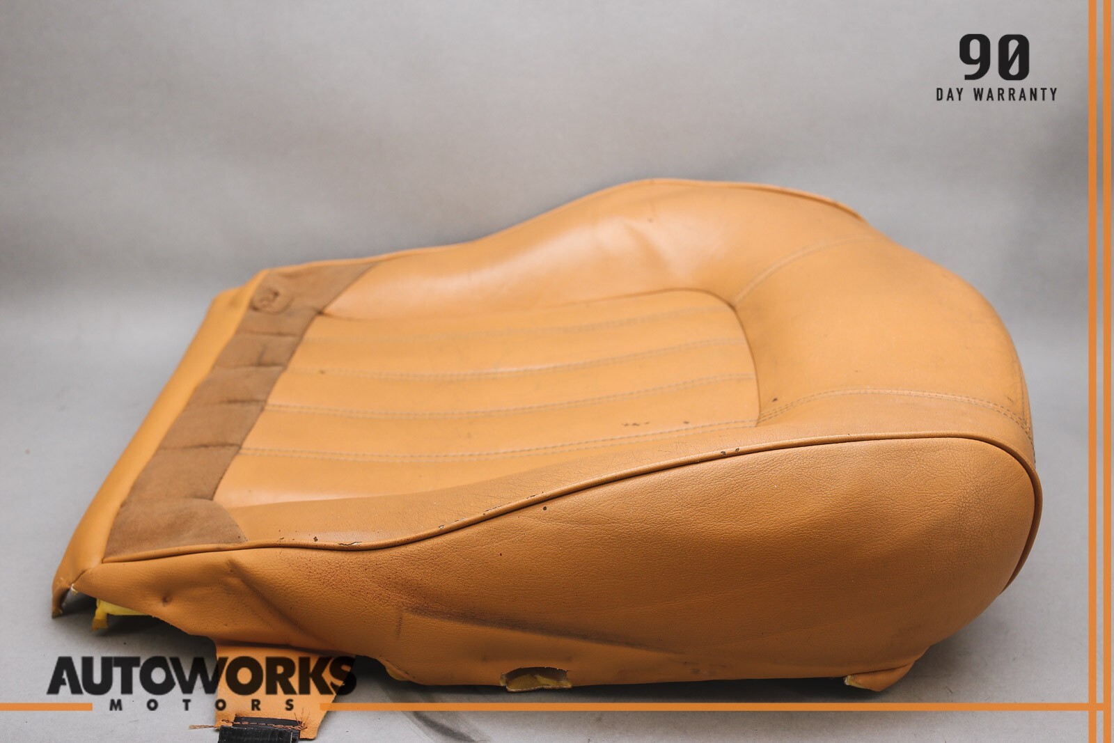 03-08 Maserati Quattroporte M139 Front Right Side Lower Seat Cushion Beige OEM