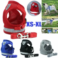 Pet Dog Puppy Soft VEST Harness Leash Lead Walking Collar Chest Strap XS-XL