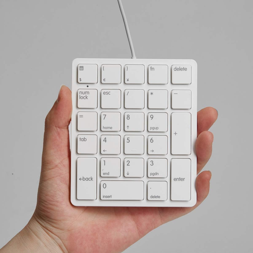 Numeric Keypad Wired Num Pad 26 Keys Portable Keypad USB External Mini Slim Keyb - Picture 4 of 12
