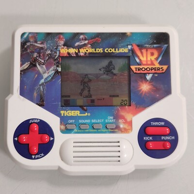 Vintage Tiger Electronics Saban's VR Troopers When Worlds Collide