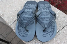 VIKTOS MEN'S DON'T TREAD FLIP FLOPS SANDALS PRE-OWNED SIZE 10