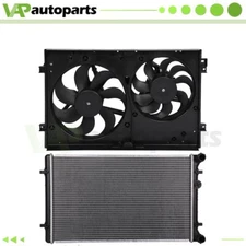 Engine Radiator and Cooling Fan Kit For Audi TT Volkswagen Golf Jetta