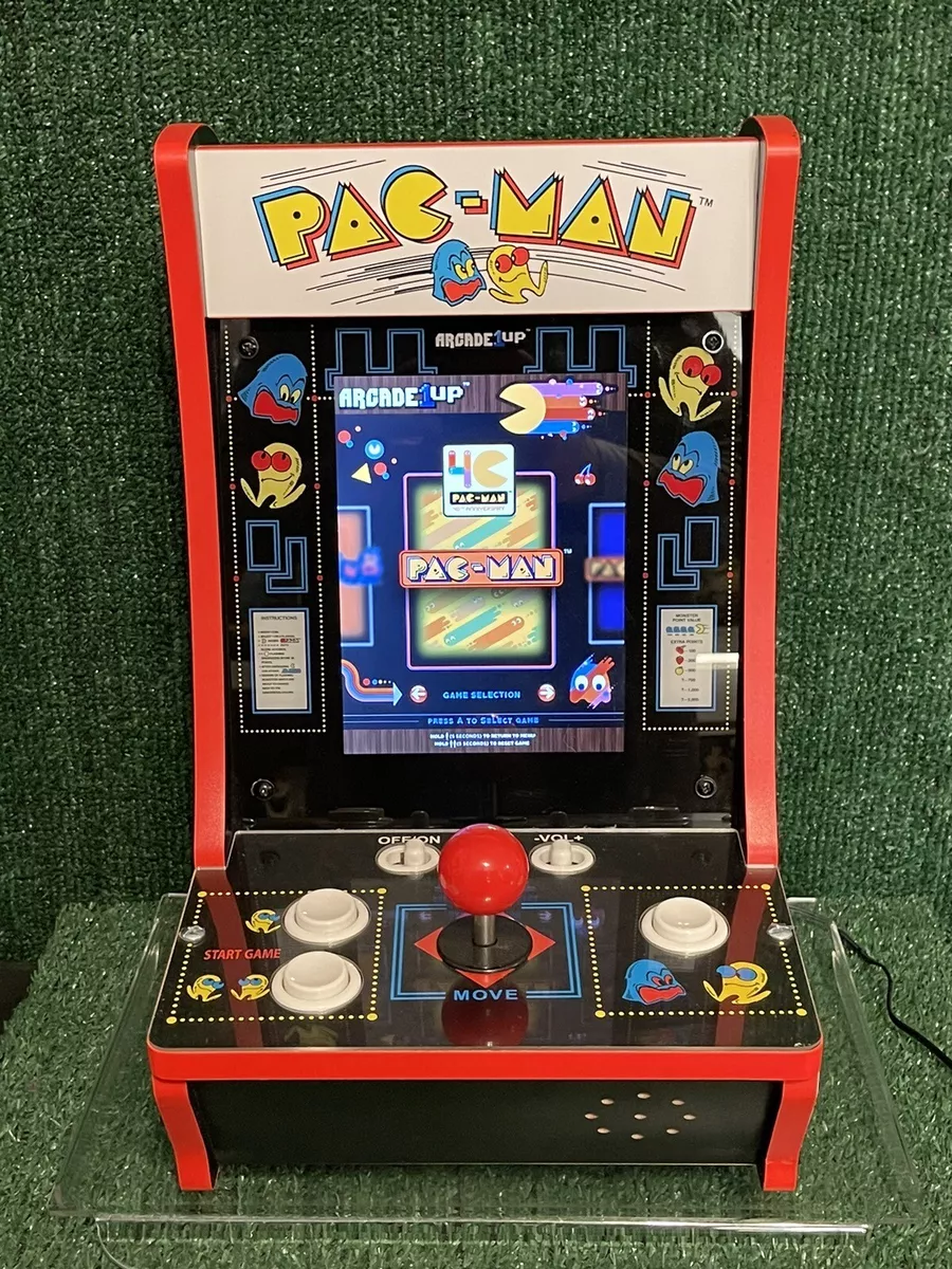 Pac-Man Partycade Arcade 1UP Video Arcade Gaming Machine Wall Mount Or  Table Top