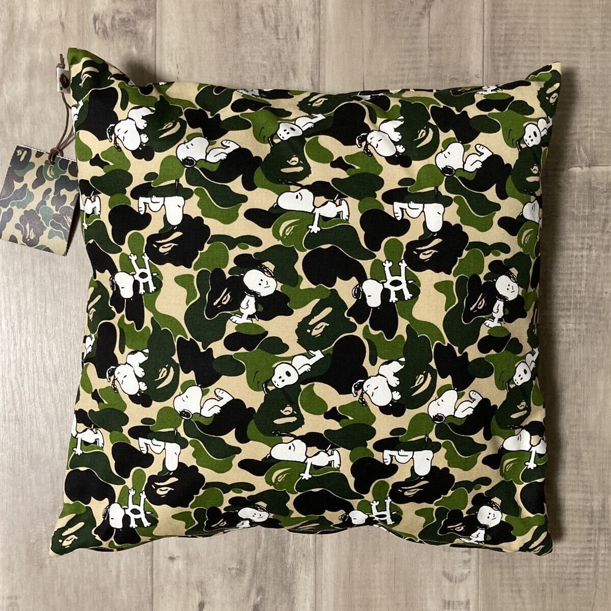 BAPE × Peanuts Snoopy ABC camo Beanbag cushion Pillow A BAPE × Peanuts Snoopy ABC camo Beanbag cushion Pillow A
