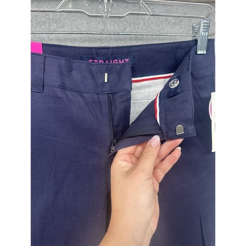 French Toast Girls Uniform Pants Adjustable Waist Pockets Navy Blue Size 14 NWT - Picture 6 of 12