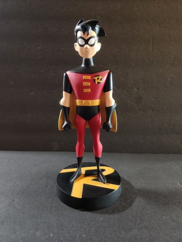 NOUVEAU BATMAN ADVENTURES ROBIN MAQUETTE STATUE WARNER BROS 1998 NEUF AVEC BOITE & COA 177 - Photo 1/16