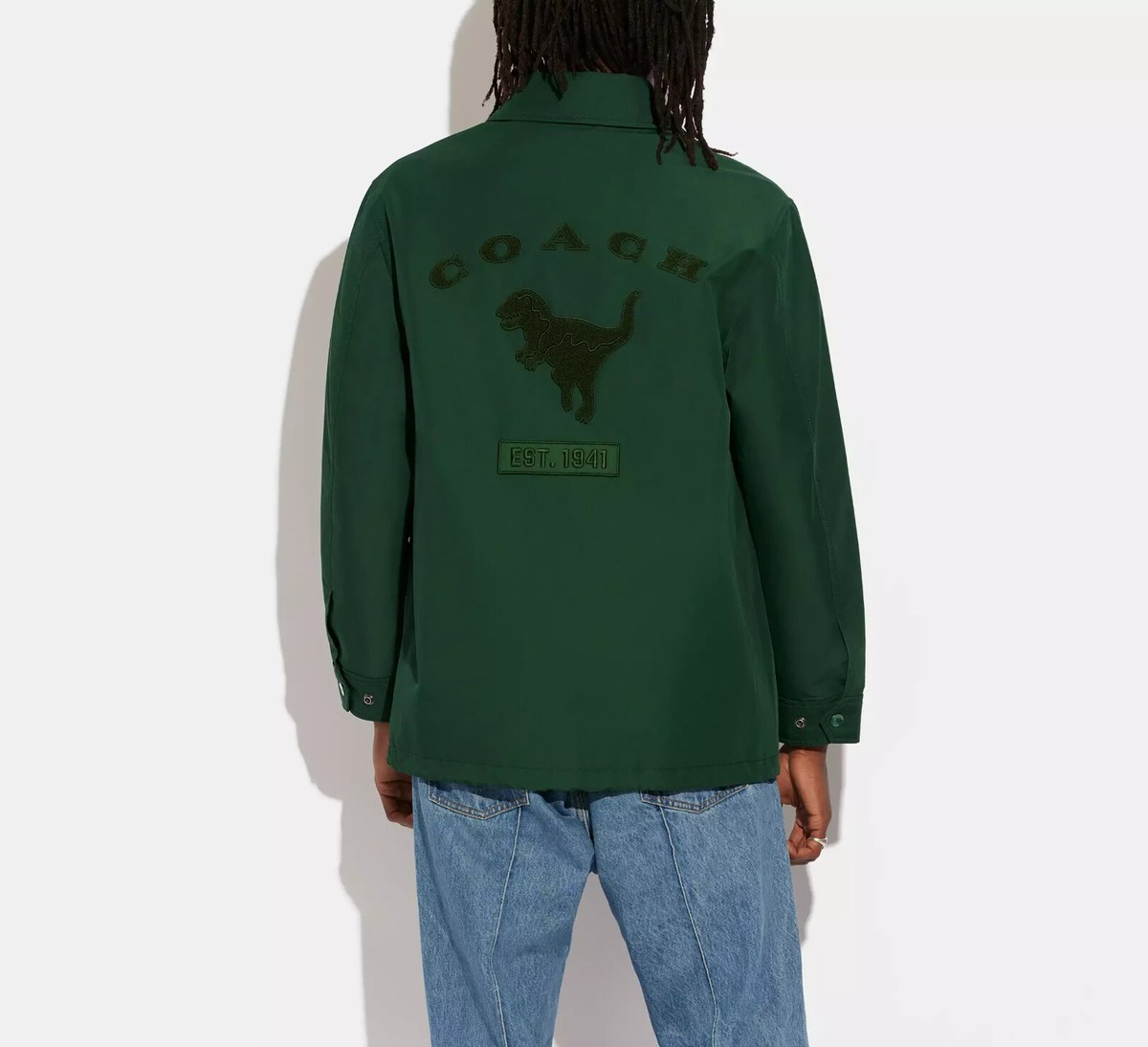NWT Coach Men's Coaches ES Jacket size XS color Dark Pine NWT Coach Men's Coaches ES Jacket size XS color Dark Pine