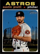 (10) 2020 Topps Heritage High AUSTIN PRUITT Base Card Lot (x10) Astros #681