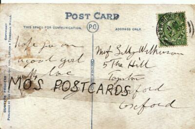 Genealogie Postkarte - Lilly Wilkinson - Taynton - Burford - Oxford - Ref 7075A