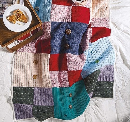 Libro de patrones de acolchado EDREDONES UPCYCLE con tela chatarra y camisas viejas - Imagen 10 de 12