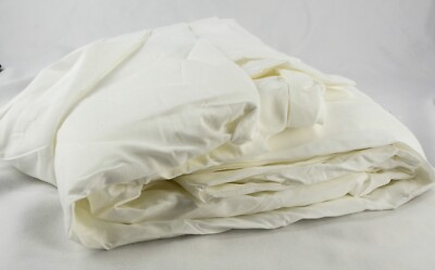 Basics Light-Weight Microfiber Duvet Cover Set Snap Buttons - White - Full/Queen