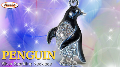 SPARKLING NECKLACE - PENGUIN | eBay