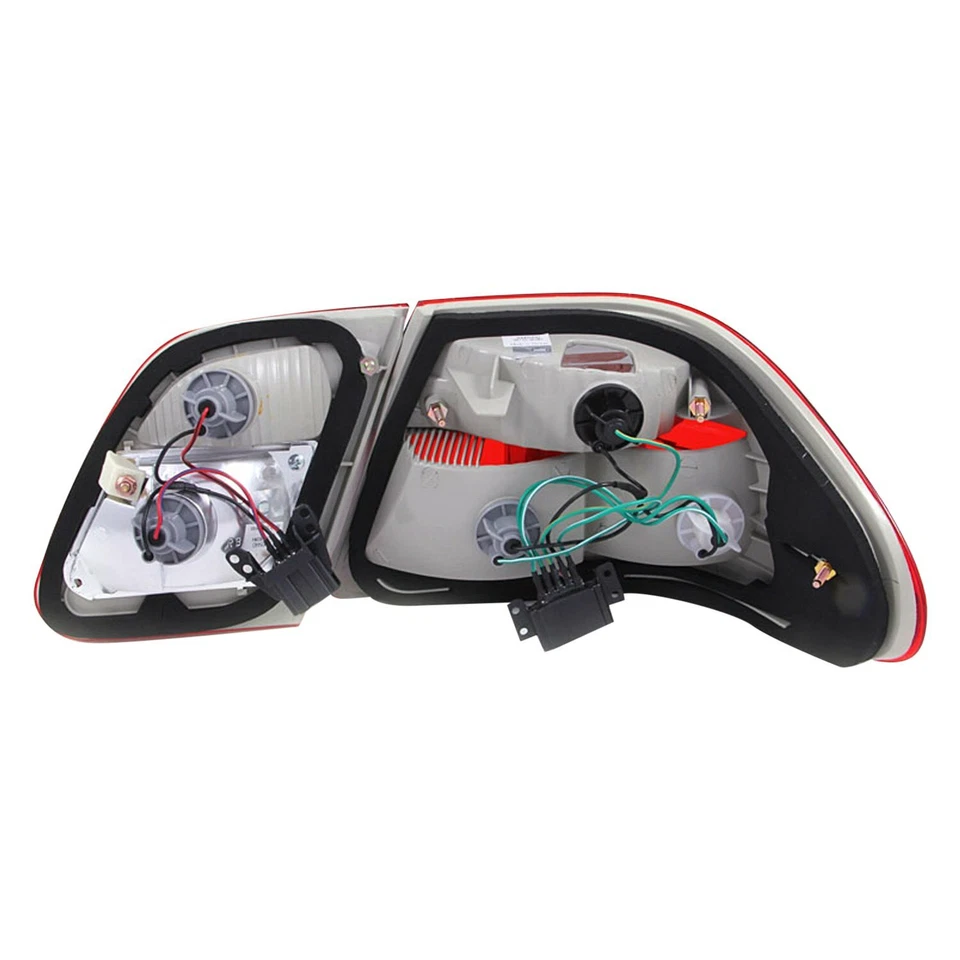 Luces traseras Anzo cromadas rojas/humo G2 Euro para Mercedes-Benz E55 AMG 1999-2002 Foto 3 de 3