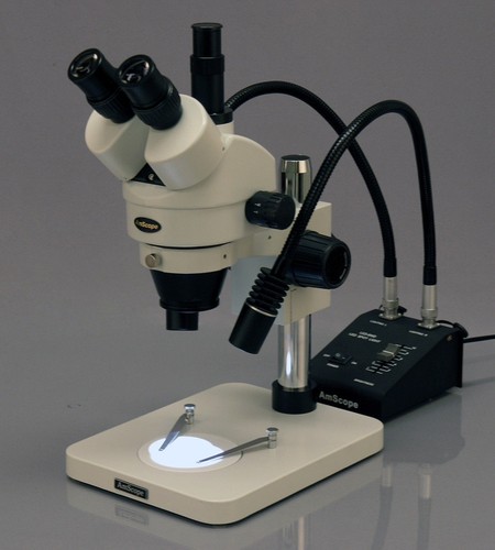AmScope 3.5X-225X Zoom Stereo Microscope+5MP USB Camera+Dual Gooseneck LED Light - 第 4/8 張圖片