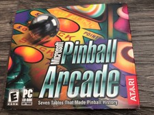 Microsoft Pinball Arcade PC 1998 Vintage Windows 95 98 Seven Tables