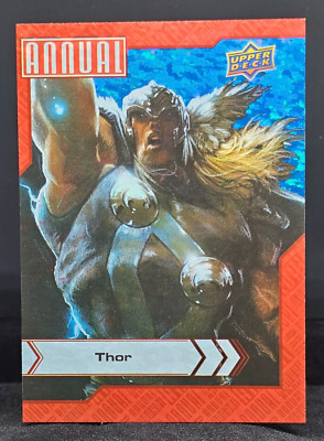その他 THOR 2021 UPPERDECK MARVEL  2022-23 Upper Deck Marvel Annual #56 Thor Blue Sparkle | eBay