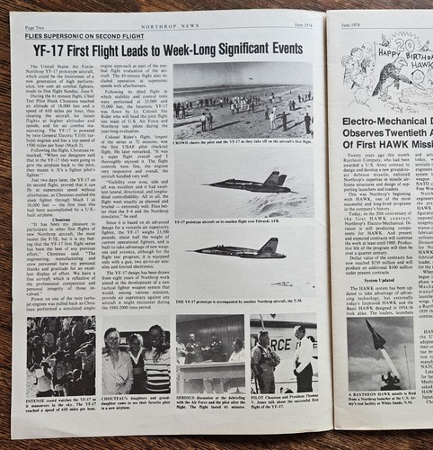 VINTAGE LOT OF 11 ISSUES OF NORTHROP NEWS - YEARS 1970 1972 1974 1975 1976 1977 - Imagen 16 de 23