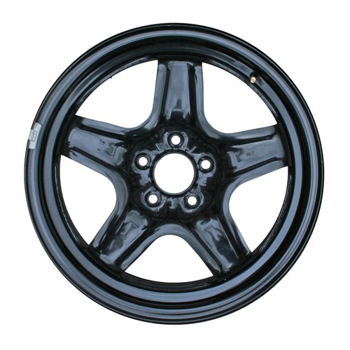 08075 Refinished Chevrolet Malibu 2008-2012 17 in Steel Wheel Rim Painted Black