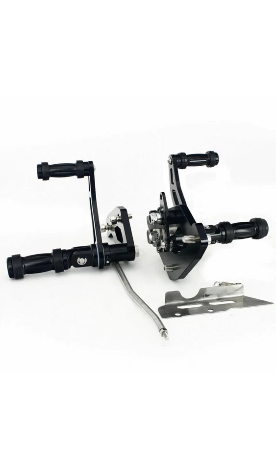 Billet Aluminum Forward Controls Honda Shadow Spirit 750 DC 2002-2007 Black - Image 3 of 4