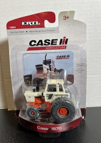 1/64 Ertl Case 1570 Tractor DieCast With Cab & Duals New - Picture 1 of 4