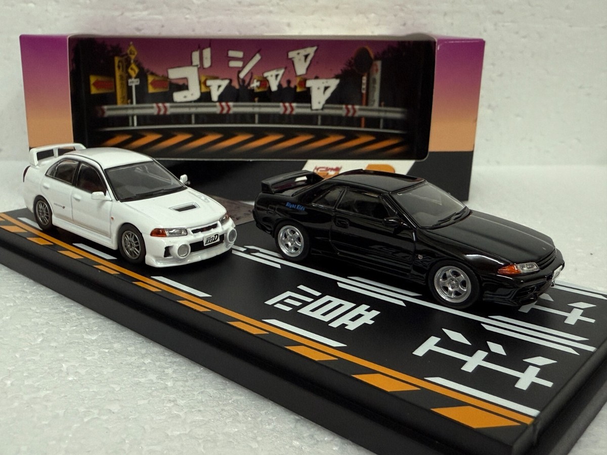 1:64 MODELER'S MD64218 Initial D Night Kids Skyline R32 Emperor