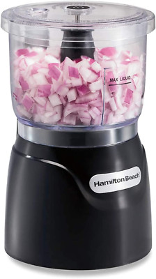 Hamilton Beach Electric Vegetable Chopper & Mini Food Processor, 3-Cup, 350 Watt