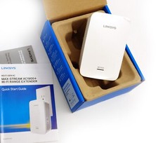 Linksys RE7000 V2 AC1900 Max-Stream Dual-Band Wi-Fi Range Extender Booster