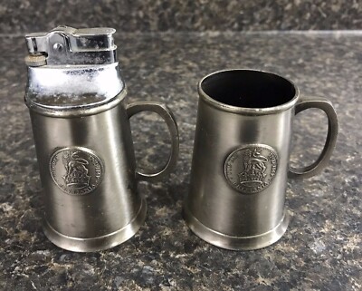 Vintage Bentley Gifts NY Japan Stein Style Desk Table Lighter & Cigarette Holder