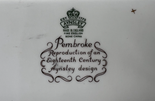 Vintage, Aynsley Pembroke, Bone China, Trinket Dish, Lidded Jars, Vase - Picture 11 of 15