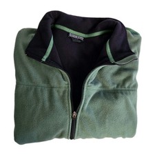 Lands End Women s Size Extra Large 18-20 Full Zip Fleece Jacket Inside Pockets