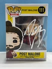 Funko Pop! Rocks POST MALONE #111 SIGNED AUTHENTICATED with COA FREE SHIP & CASE