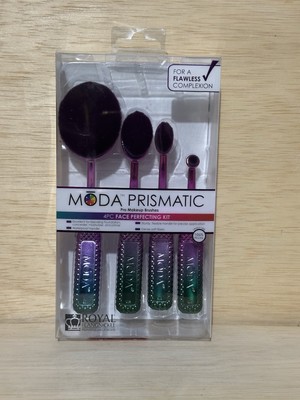 4 Pc-MŌDA Pro Makeup Brushes Face Perfecting Kit Set Blending Application