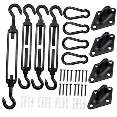 Shade Sail Hardware Kit 6 Inch - 304 Stainless Steel Sun Shade M6-44pcs