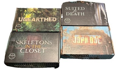 Deadbolt Mystery Society (4) Closet Death John Doe Unearthed Sealed Envelopes