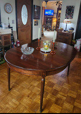Vintage Ethan Allen Louis XVI style dining room table