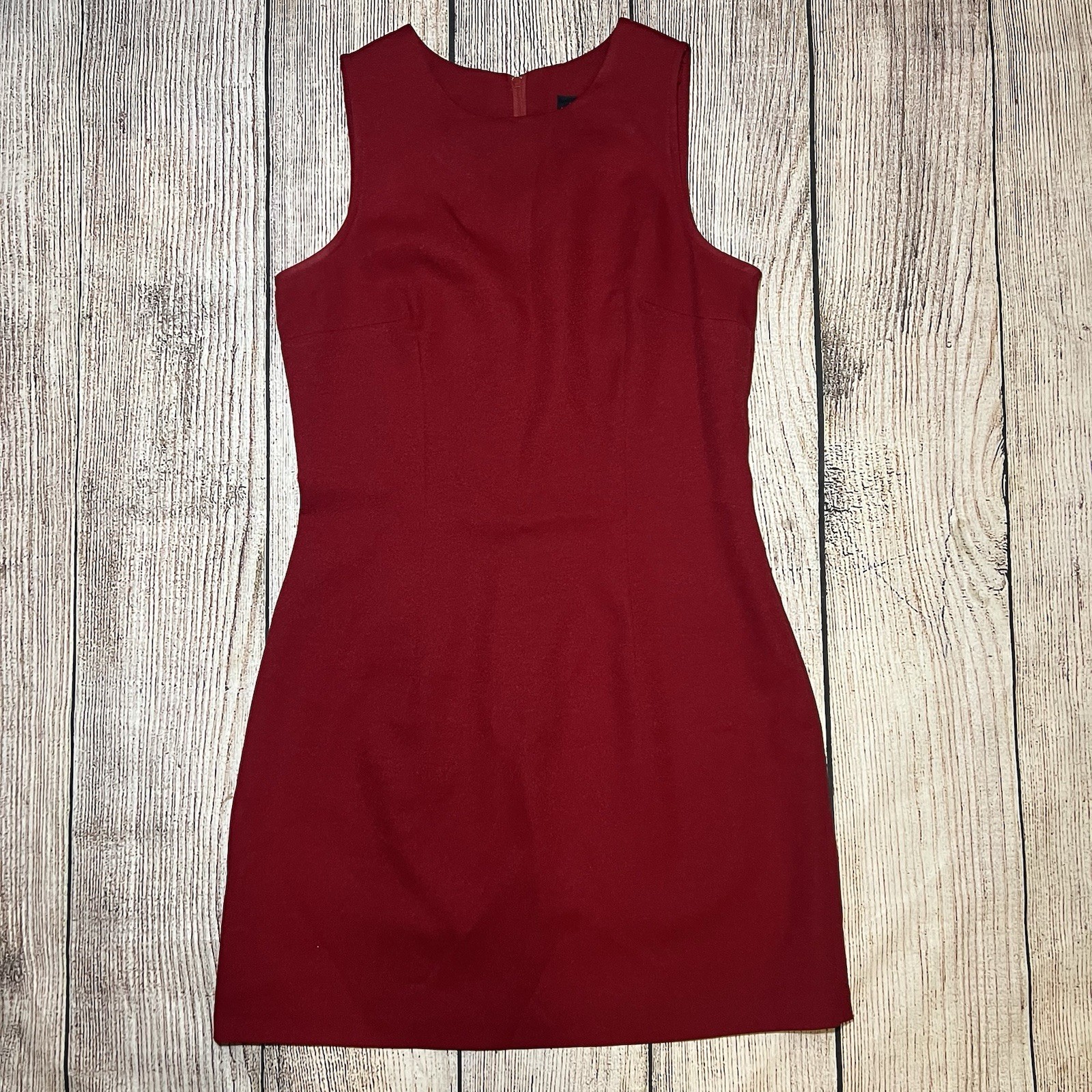 Vintage 90s Jonathan Martin Red Mini Dress Womens Size 9 Made in USA Cocktail