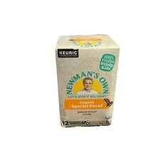 Newman's Own Organics Special Blend Decaf Coffee, Keurig K-Cup Pods, 12 Count