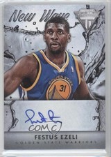 2013-14 Panini Titanium New Wave Signatures Festus Ezeli #32 Auto 3s6